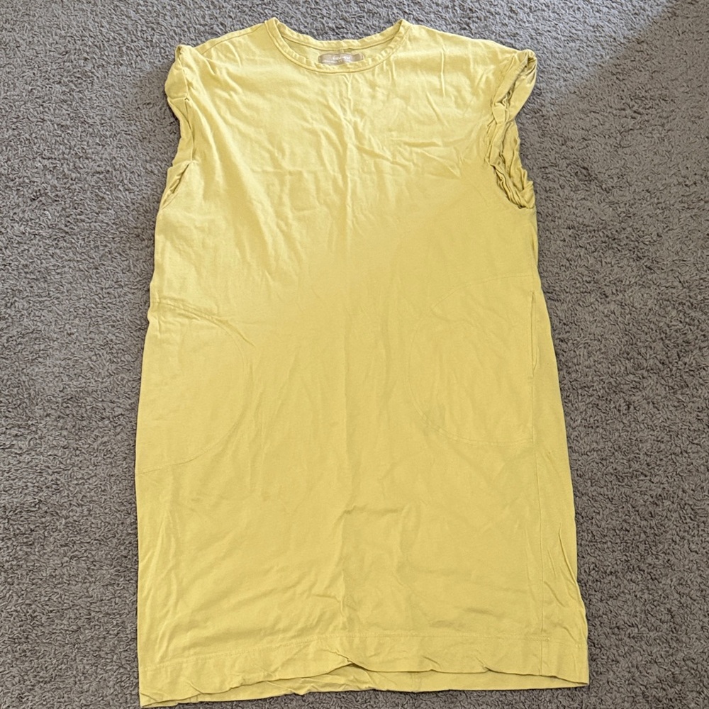 Free People Yellow Midi Dress
